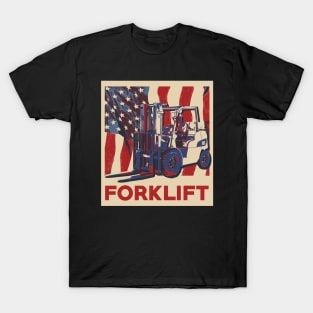 Retro Forklift T-Shirt